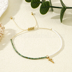 Bohemian Style Glass Seed Beads Braided Bead Bracelets&nbsp;EC2544