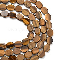 Natural Tiger Eye Beads Strands&nbsp;G-B178-O01-12x10mm