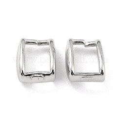 Anti-Tarnish Rhodium Plated 925 Sterling Silver Ice Pick Pinch Bails&nbsp;STER-Z001-016A-P