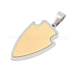 304 Stainless Steel Pendants&nbsp;STAS-B137-02GP