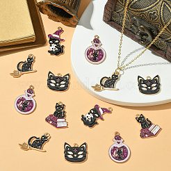 30Pcs 5 Styles Alloy Enamel Pendants&nbsp;FIND-CJ0002-73