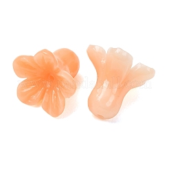 Dyed Synthetic Coral Carved Beads&nbsp;GG-CBAE64B-02C-01