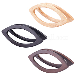 6Pcs 3 Colors Wooden Bag Handle&nbsp;FIND-PH0002-29-WH