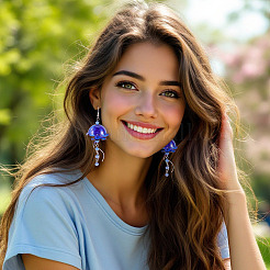 Brass Dangle Earring&nbsp;EJEW-TAC00021