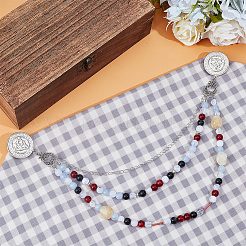 Flat Round Iron Brooches&nbsp;JEWB-PH01306