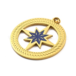 Ion Plating(IP) 304 Stainless Steel Pendants&nbsp;STAS-O003-11G