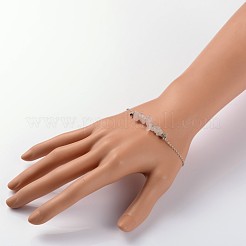 Trendy Natural Gemstone Beaded Bracelets&nbsp;BJEW-JB01845-01