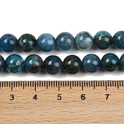 Round Natural Apatite Beads Strands&nbsp;G-K068-02-8mm