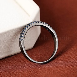 Brass Micro Pave Cubic Zirconia Finger Rings for Women&nbsp;FS-WG59B22-14
