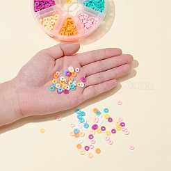 1120Pcs 8 Colors Handmade Polymer Clay Beads&nbsp;CLAY-YW0001-14A