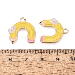 Alloy Enamel Pendants&nbsp;ENAM-Q004-01KCG-15