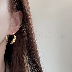 Brass Stud Earrings for Women&nbsp;WGD7860-01