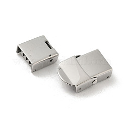 304 Stainless Steel Watch Band Clasps&nbsp;STAS-Z147-34P-01