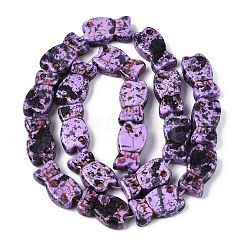 Spray Painted Synthetic Turquoise Beads Strands&nbsp;TURQ-T004-16D