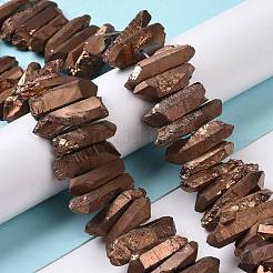 Natural Quartz Crystal Points Beads Strands&nbsp;G-K181-B30