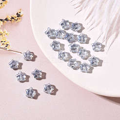 20Pcs Transparent Spray Painted Glass Beads&nbsp;GLAA-YW0001-14