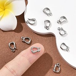 SHEGRACE Brass Fold Over Clasps&nbsp;XGR0145P-162P