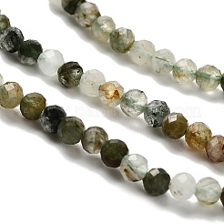 Natural Green Rutilated Quartz Beads Strands&nbsp;G-RM2025-A14-3mm-B