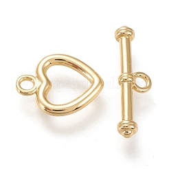 Brass Toggle Clasps&nbsp;X-KK-F820-11G