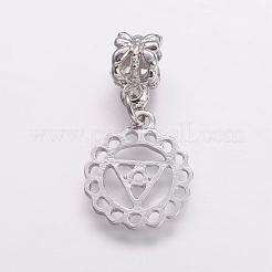 Alloy European Dangle Charms&nbsp;PALLOY-E436-B-P