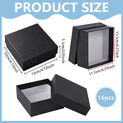 Paper Cardboard Wallet Storage Boxes&nbsp;CON-WH0107-66B