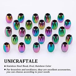 60Pcs Ion Plating(IP) 304 Stainless Steel Bead&nbsp;STAS-UN0038-98