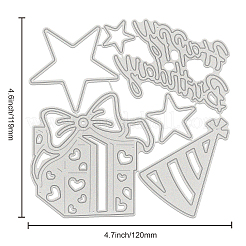 Carbon Steel Cutting Dies Stencils&nbsp;DIY-WH0170-322