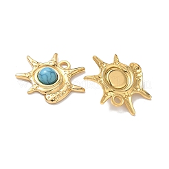 Dyed Synthetic Turquoise Sea Animal Pendants&nbsp;STAS-H483-33B-G