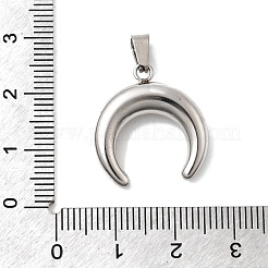 304 Stainless Steel Pendants&nbsp;STAS-P420-02P