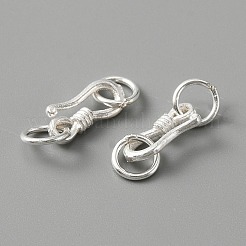 925 Sterling Silver S-Hook Clasps&nbsp;FIND-WH0114-71A