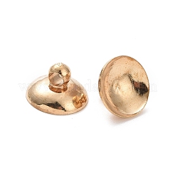 Brass Bead Cap Pendant Bails&nbsp;KK-E446-02AB