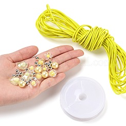 480Pcs Transparent/Imitation Pearl Acrylic Beads&nbsp;DIY-LS0003-05A