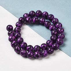 Synthetic Gemstone Dyed Beads Strands&nbsp;G-P507-03B-03