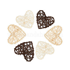 Heart Rattan Balls&nbsp;AJEW-CJ0001-12