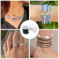 2 Rolls 2 Colors Flat Elastic Crystal String&nbsp;EW-YW0001-19