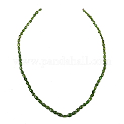 Natural Green Diopside Graduated Beads Strands&nbsp;GG-NH0020-B01-01