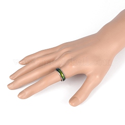 12 Colors Changing Brass Mood Rings&nbsp;RJEW-R117-01-B