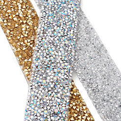 Glitter Resin Hotfix Rhinestone(Hot Melt Adhesive On The Back)&nbsp;OCOR-TA0001-14