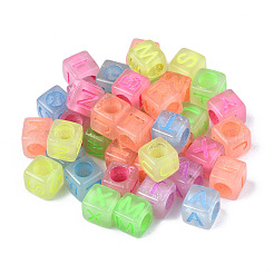 Luminous Transparent Acrylic Beads&nbsp;LACR-N001-59