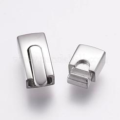 Tarnish Resistant 304 Stainless Steel Bayonet Clasps&nbsp;STAS-F122-39P