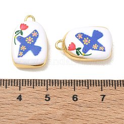 Printed Brass Pendants&nbsp;KK-CBAF9BC-12G-03