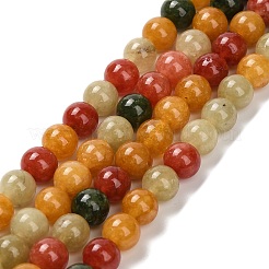 Natural White Jade Beads Strands&nbsp;G-Z097-A01-6mm-B