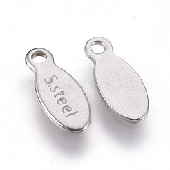 Non-Tarnish 304 Stainless Steel Charms&nbsp;STAS-E454-02P