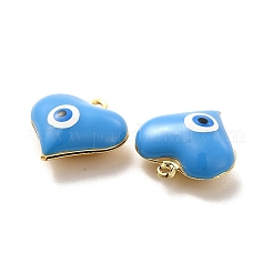 Brass Enamel Pendants&nbsp;KK-P222-01G-04