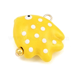Handmade Porcelain with Brass Pendants&nbsp;PR-CBA6379-01G
