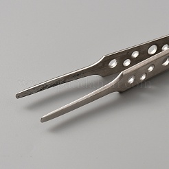Stainless Steel Round Tip Tweezers&nbsp;TOOL-WH0125-48