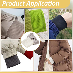 3 Pairs Polyester Elastic Ribbing Fabric&nbsp;FIND-BC0019-84A