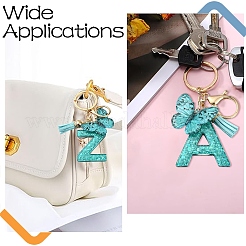 Resin & Acrylic & Faux Suede Tassel Keychain&nbsp;X1-KEYC-YW00119-01