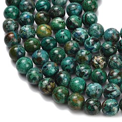 Natural Chrysocolla Beads Strands&nbsp;G-L642-B12-8mm