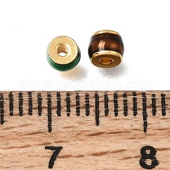 Brass Enamel Beads&nbsp;KK-G605-01G